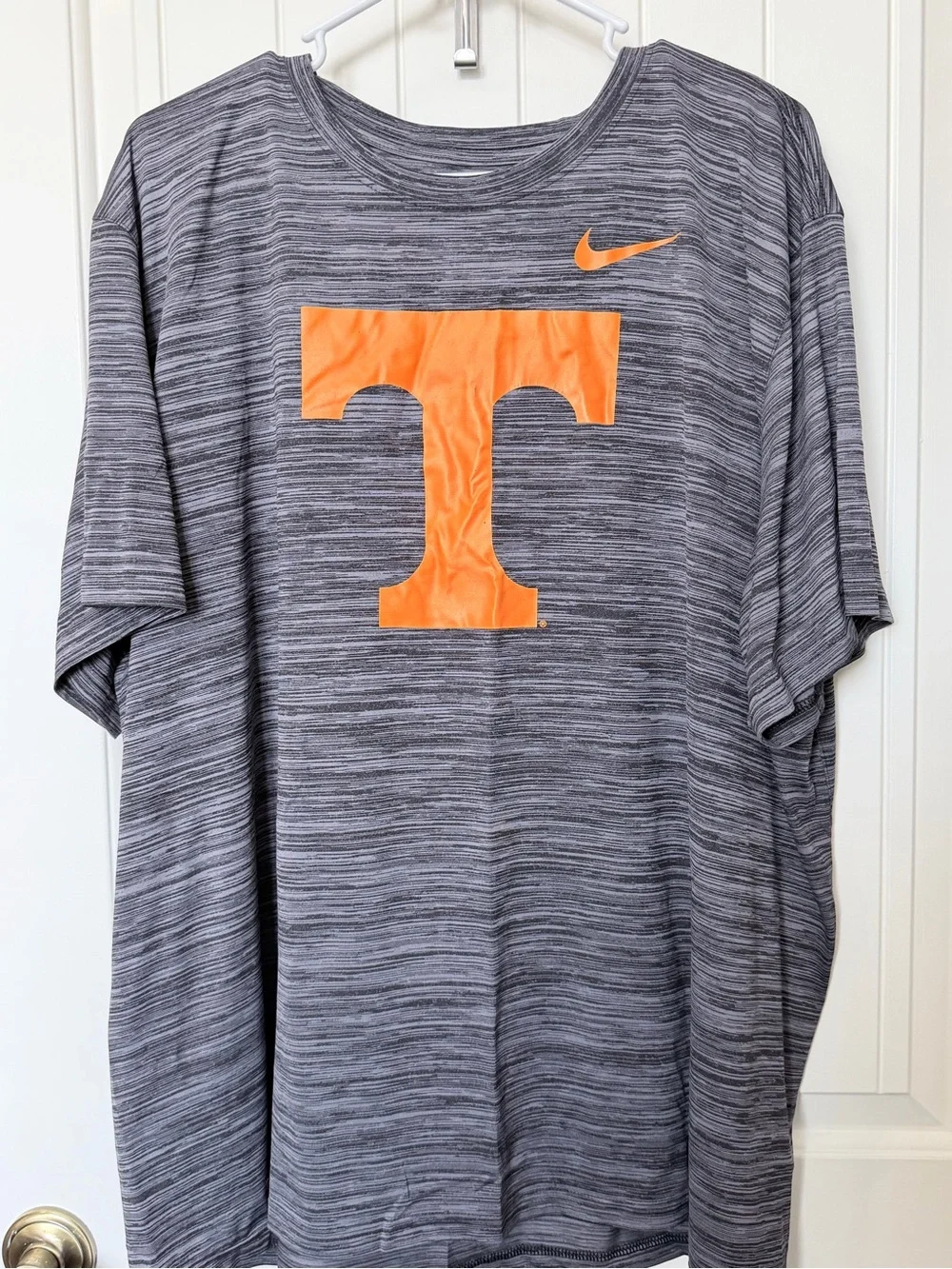 Nike Tennessee Volunteers Dri-FIT Power T Shirt Gray Orange 3XL